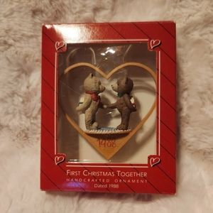 Hallmark 1988 First Christmas Christmas Together Ornament